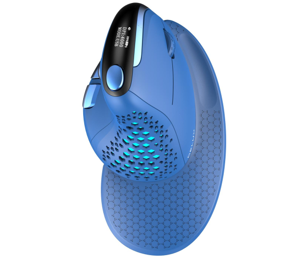 Delux Mysz Pionowa M618XSD BT+2.4G RGB (niebieska) M618XSD (Blue) - 744189 - zdjęcie 3